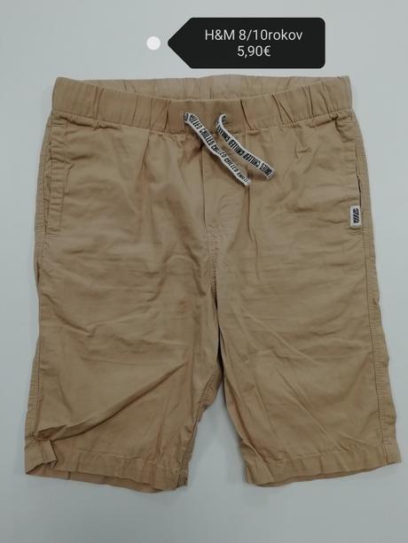 Hnedé kraťasy h&m, h&m,140