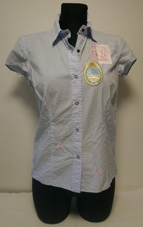 Dámska modro biela blúzka, la martina, m