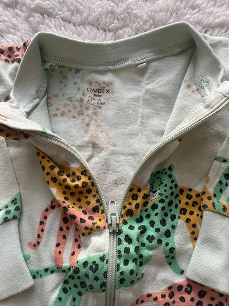 Zelenkaste tigrove pyzamo na zips lindex, lindex,68
