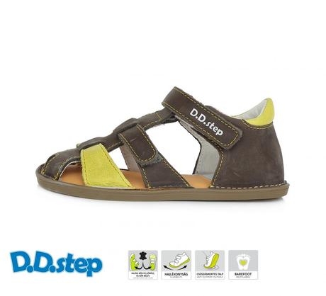Detské barefootové sandále d.d. step ds023-g076-38, d.d.step,20 - 31