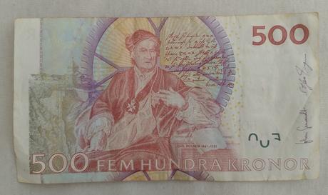 500 korún bankovka 2009 švédsko, 