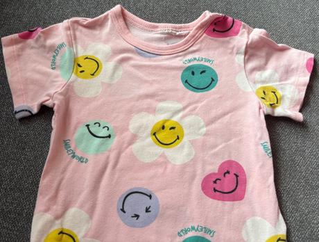 Krasne smilove bodynko top stav, h&m,86