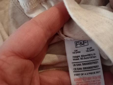 Teplá mikina a leginy, f&f,92