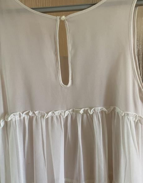 Šifónové volánové šaty h&m conscious v. 42, h&m,42