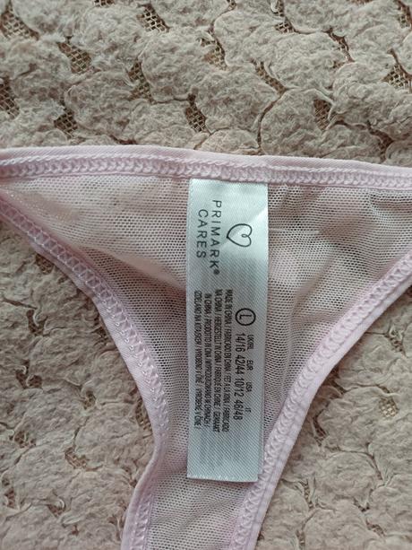 Krásny srdiečkový set spodného prádla, primark,l