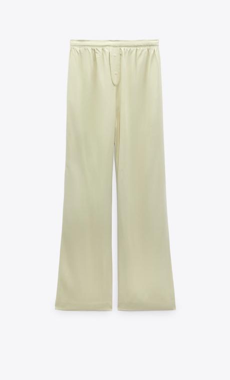 Nohavice zara v pyzamovom style c. l, zara,l