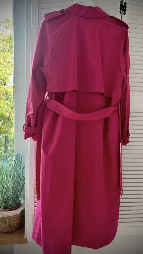 Ružový trenčkot only vel s dlhý, only,s