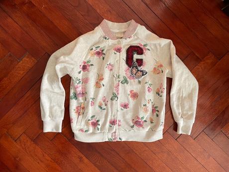 Mikina zara z kvetmi, zara,140