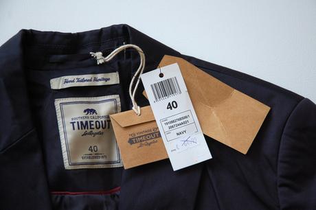 Elegantné tmavomodré dámske sako (blejzer), timeout,m