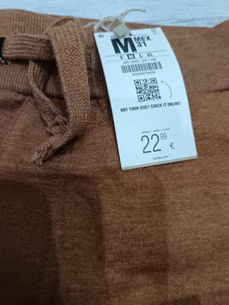 Tepláky nenosené, bershka,m