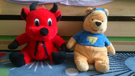 Plyšaky čertík a macko pu, 