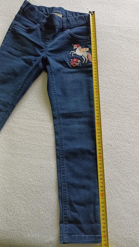 Riflové nohavice c&a veľ.128, c&a,128