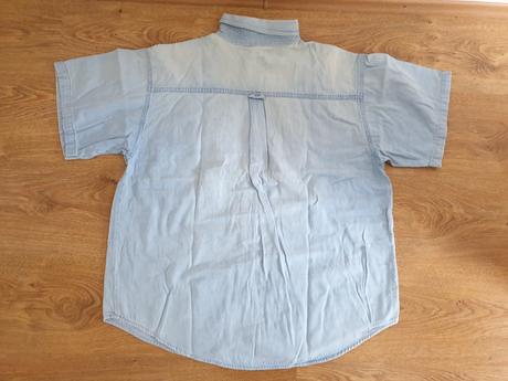 Bledá riflová košeľa, xl