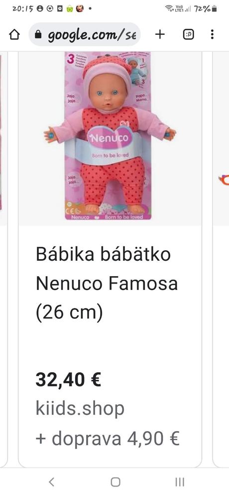 Bábika nenuco, 