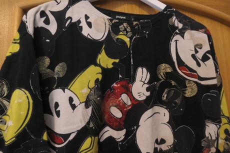 Desigual mickey original tensi svetrik vel. s-l, desigual,m