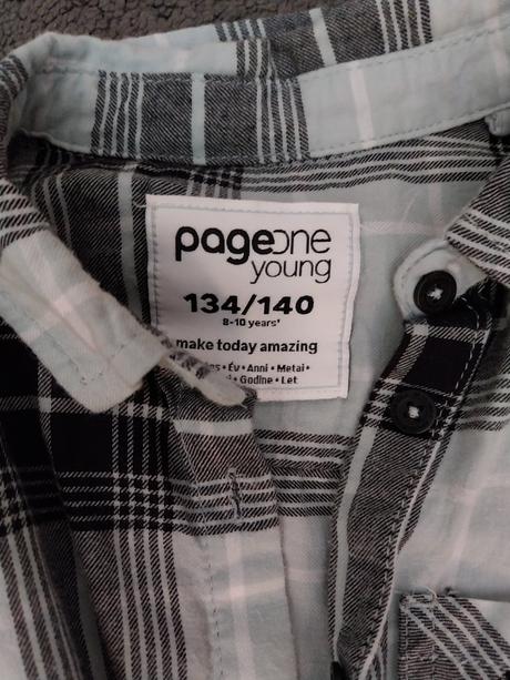 Tyrkysovo modrá košeľa 134, pepco,134