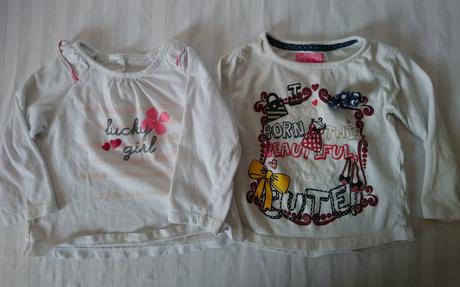 Dievčenský balíček 6 ks, tričká, tepláky, legínky, 68–80