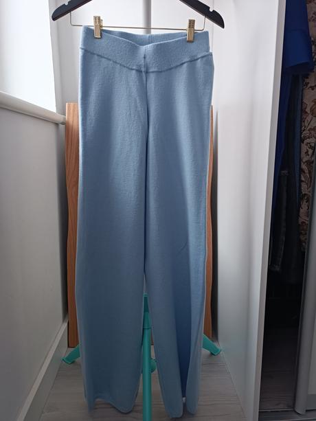 Široké nohavice z pleteniny, reserved,s