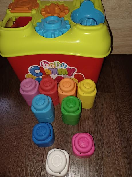 Kocky gumenné clementoni vo vedierku, 