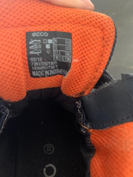 Kožené topánky, ecco,29