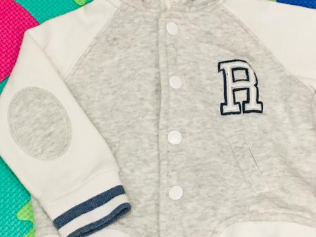 H&m tepláková bejzbalová bundička/mikina v. 68, h&m,68