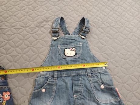 Riflova sukna na traky s hello kitty, h&m,86