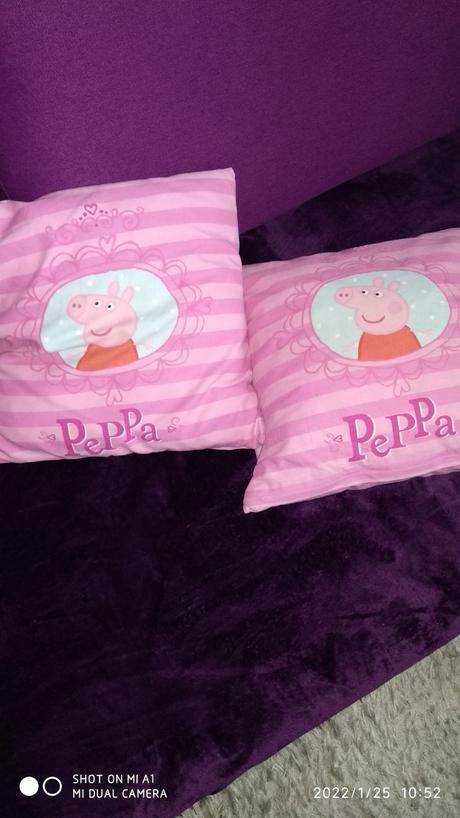 Obliečky pepapig, šírka (cm): 30,dĺžka (cm): 30