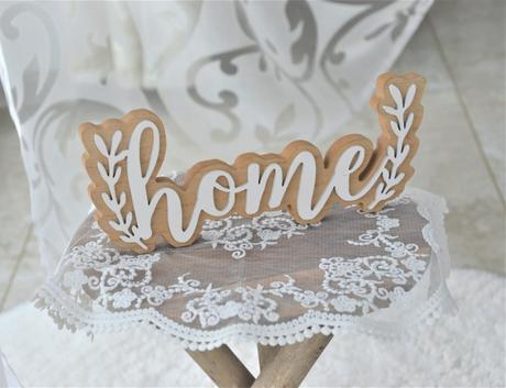 Drevený nápis home-dekorácia, 