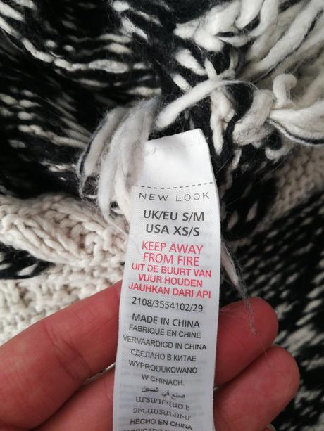 Pončo  sveter, new look,s