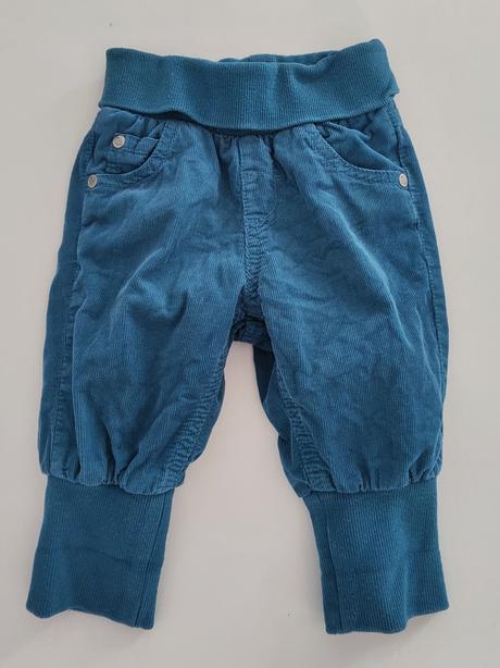 Zateplené menčestrové nohavice, topomini,62