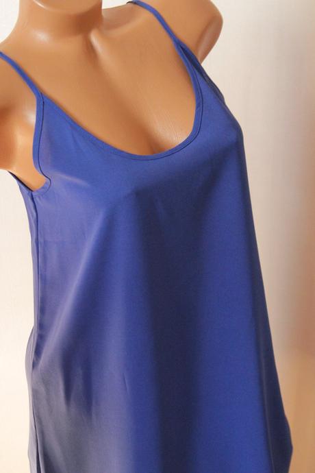 Modré mini šaty/tunika s, s