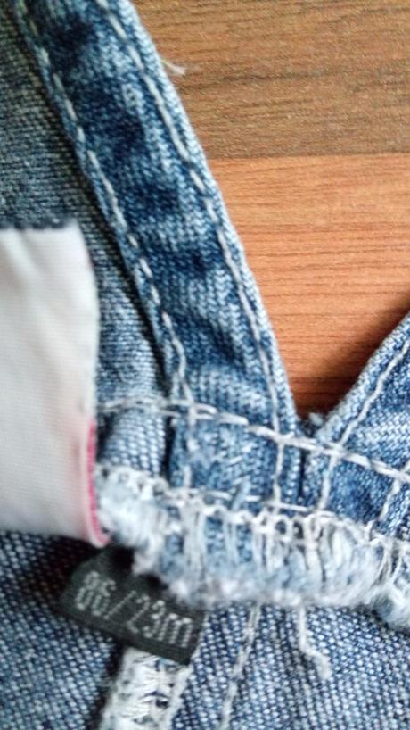 Rifľová sukňa na traky, denim,86