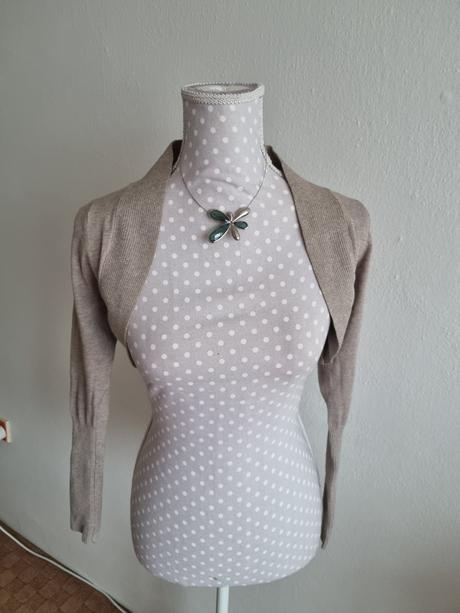 Trblietavé bledohnedé bolerko fracomina s, fracomina,s