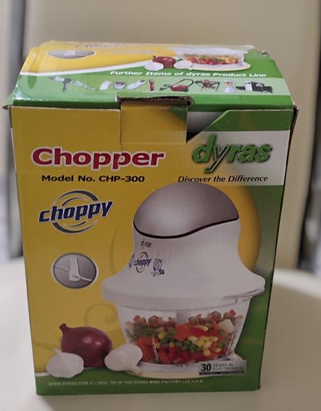 Sekáčik potravín chopper dyras, 