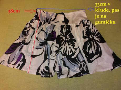 Kvietkovaná sukňa, s