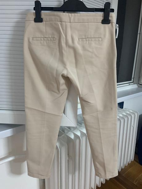 Business béžové nohavice, xs