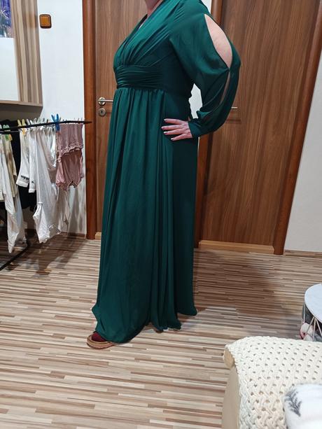 Krásne zelené šaty veľkosť 46, 46