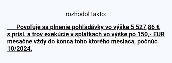 Je plnenie pohľadávky konečné alebo s príslušenstvom?