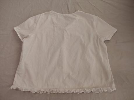 Dámsky biely top s volánikom, gerry weber, xxxl, gerry weber,xxxl