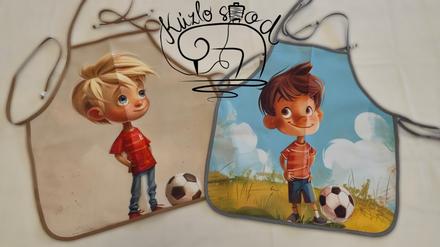 Chlapčenská zásterka futbalista 41cm+ uväzovanie, 