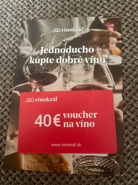 Má niekto záujem o kupón na víno?