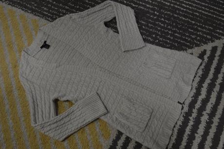 Trblietavý sveter, h&m,s