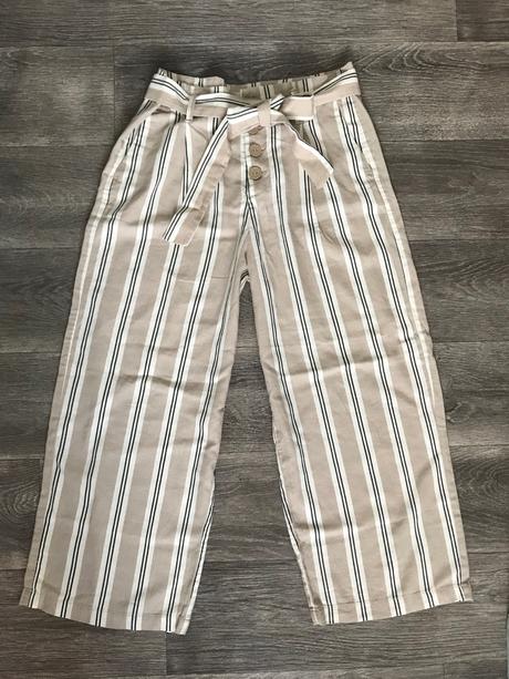 Nové široké 7/8 nohavice, takko,m