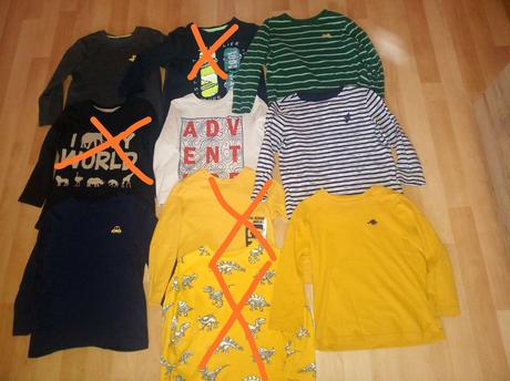 Tričká dlhý rukáv veľ.110, 110