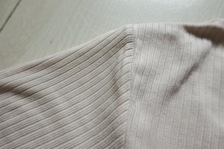 Vrúbkované tehotenské tričko, l