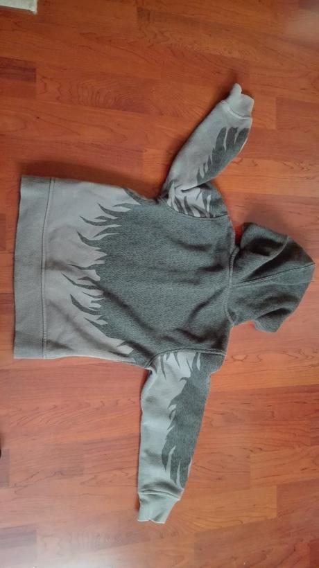 Strašidelná mikina, h&m,98