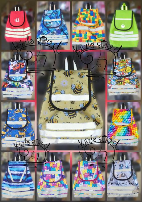 Reflexný batoh- rôzne vzory,