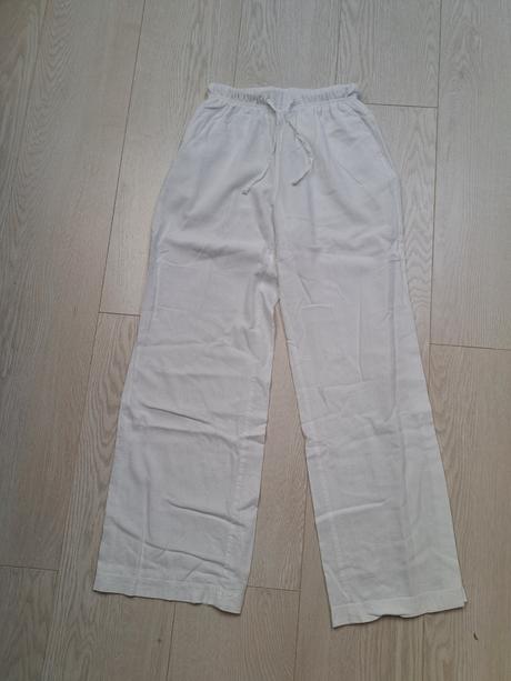 Ľanové nohavice, bershka,32