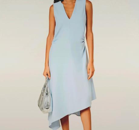 Svetlomodré minimalistické šaty cos m, cos,m