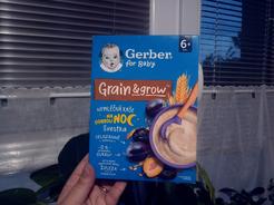 GERBER nemliečna kaša pšenično-ovsená slivka 200 g